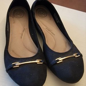 kohls gold flats
